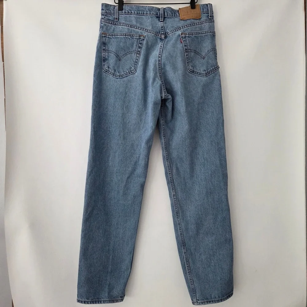 Levi's 550 Relaxed Fit Light Wash Vintage 90s Made in USA Jeans Mens 36x34